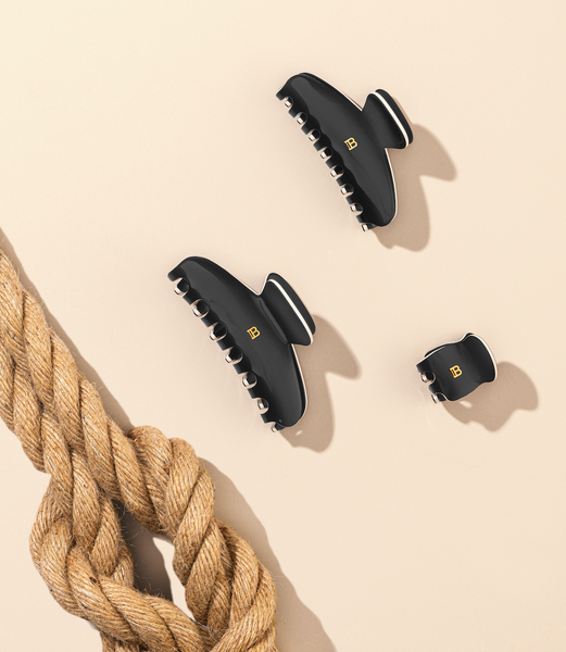 Balmain Hair Pince à Cheveux Large Black/White (SS23)