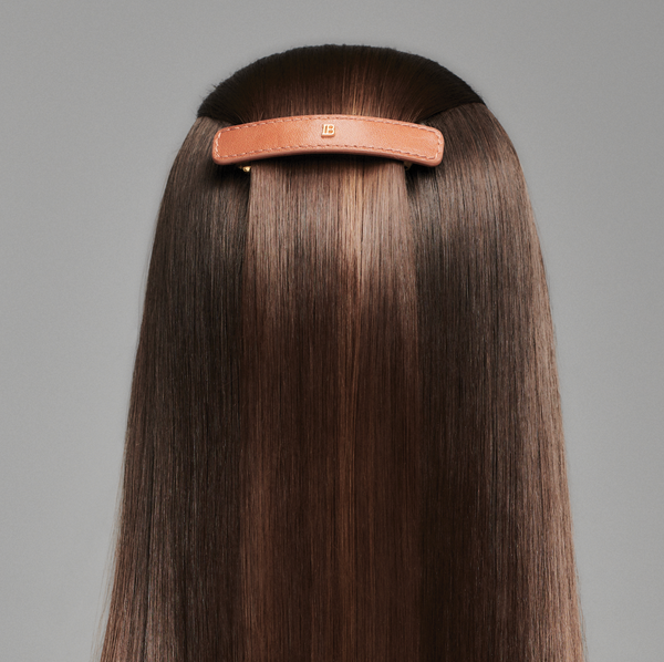 Balmain Hair Riviera Barrette Cognac Large (SS23)