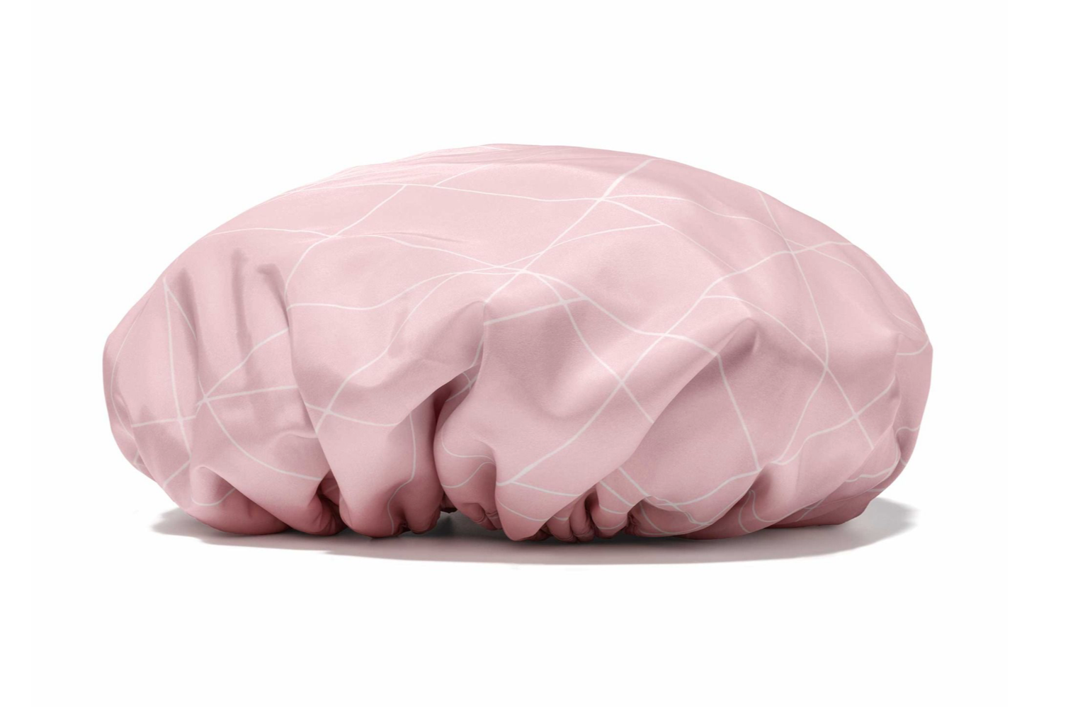 Transparent online shower cap